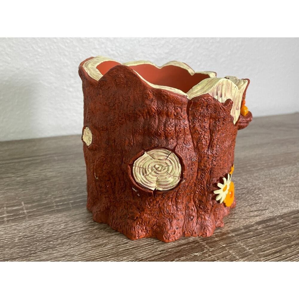 Disney Winnie the Pooh Tree Stump Ceramic Planter Decorative Display - Thumbnail 6