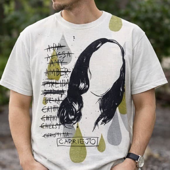 Volcom Featured ArVolcom Featured Artist T Shirt Mens Medium Ramsey Dau Carriejo