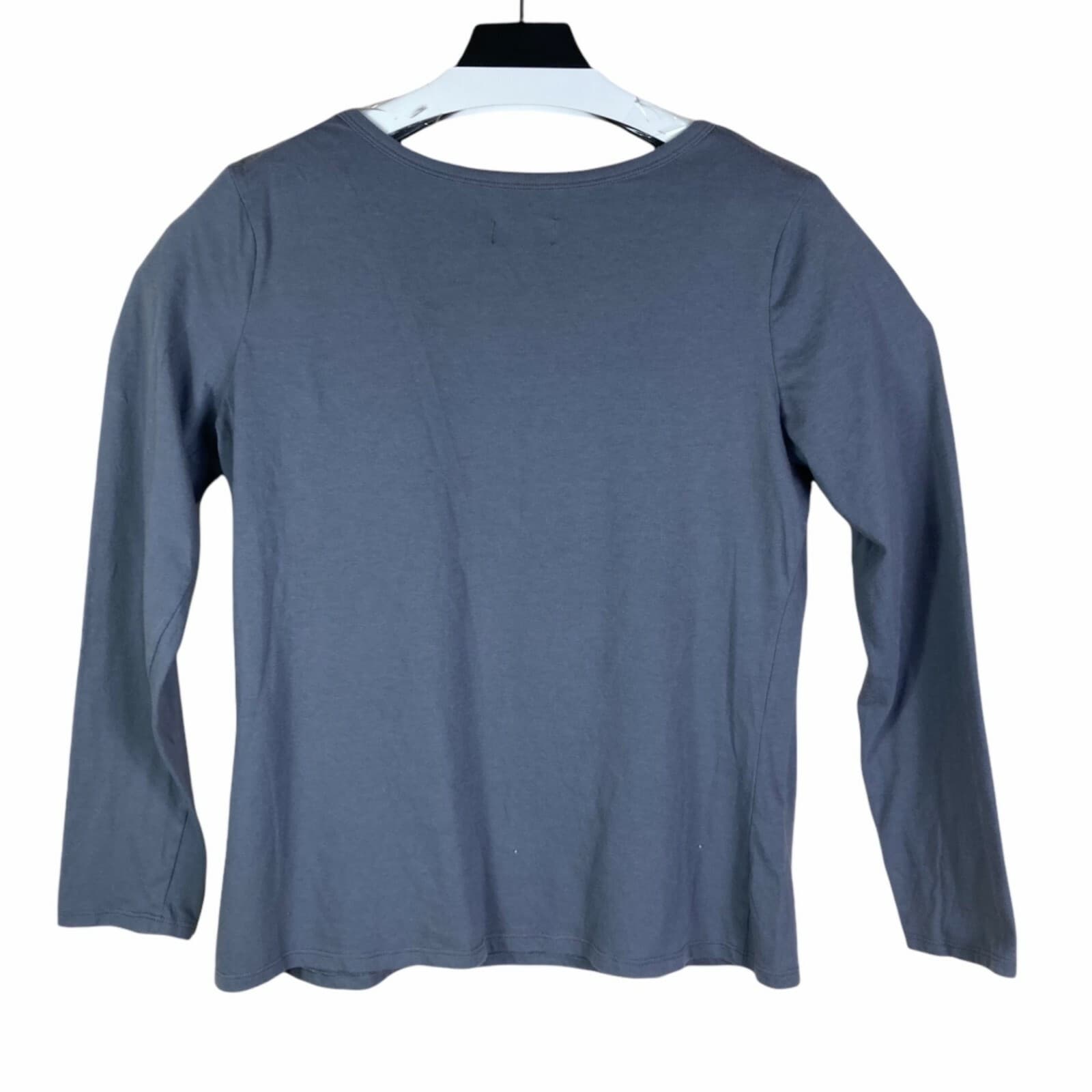 Wondershop Christmas Pajama Top Womens Large Oh What Fun Gray Long Sleeve - Thumbnail 2
