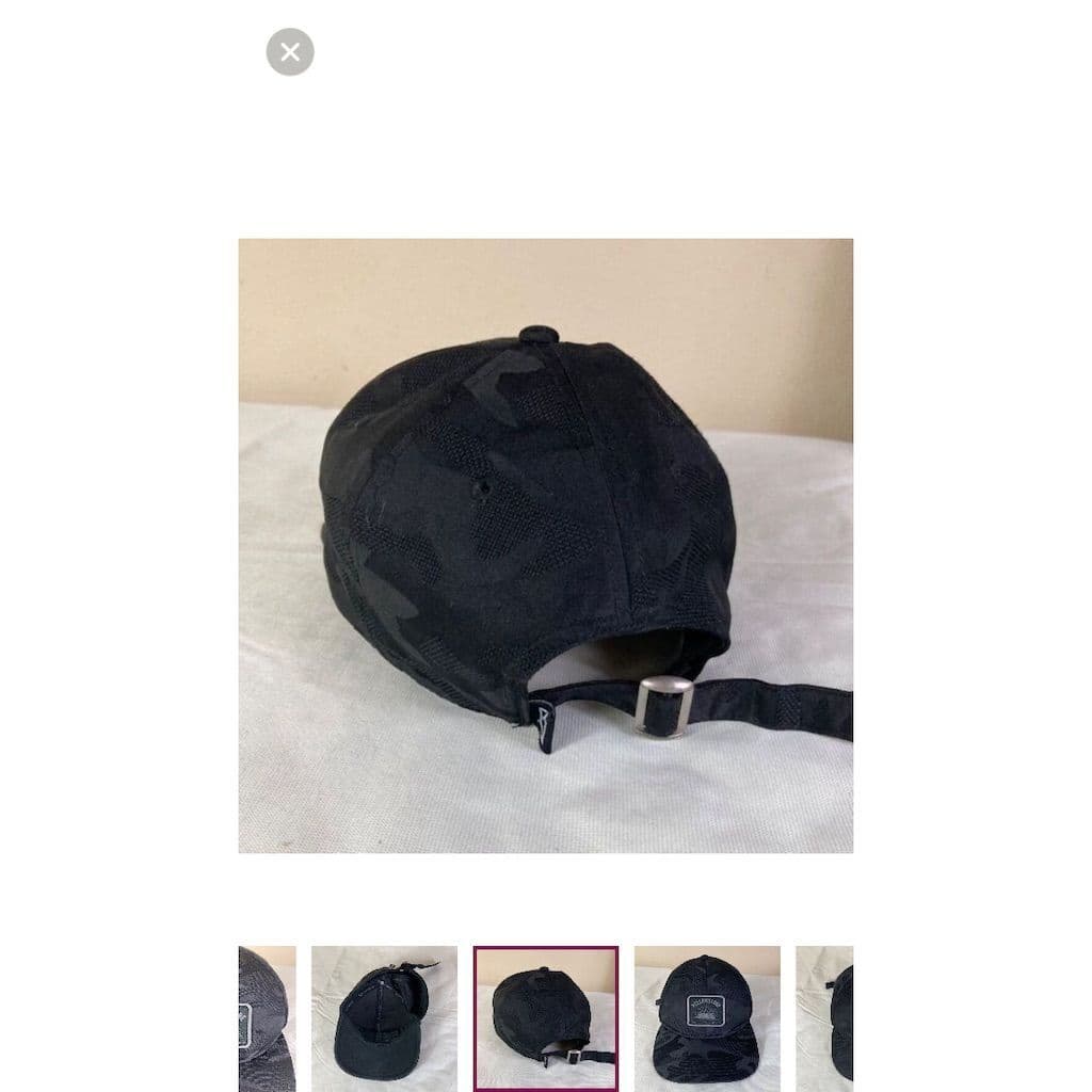 Yellowstone Camo Baseball Cap Mens Black Outdoor Adventure Hat Adjustable - Thumbnail 5