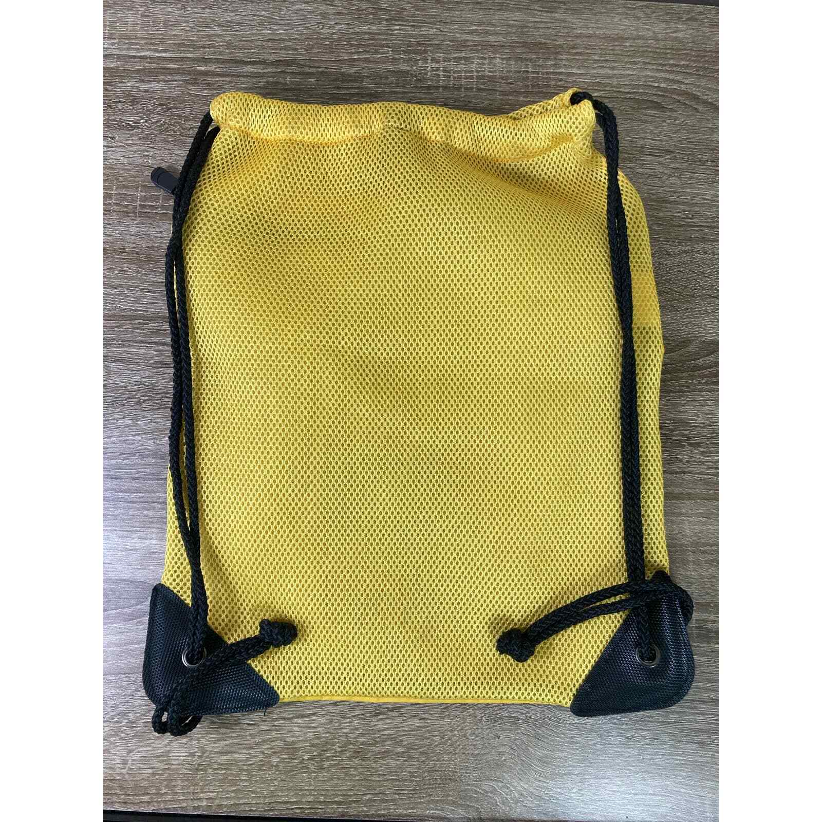 Vintage Cheerios Racing Drawstring Bag Richard Petty 43 NASCAR Promo Yellow - Thumbnail 3