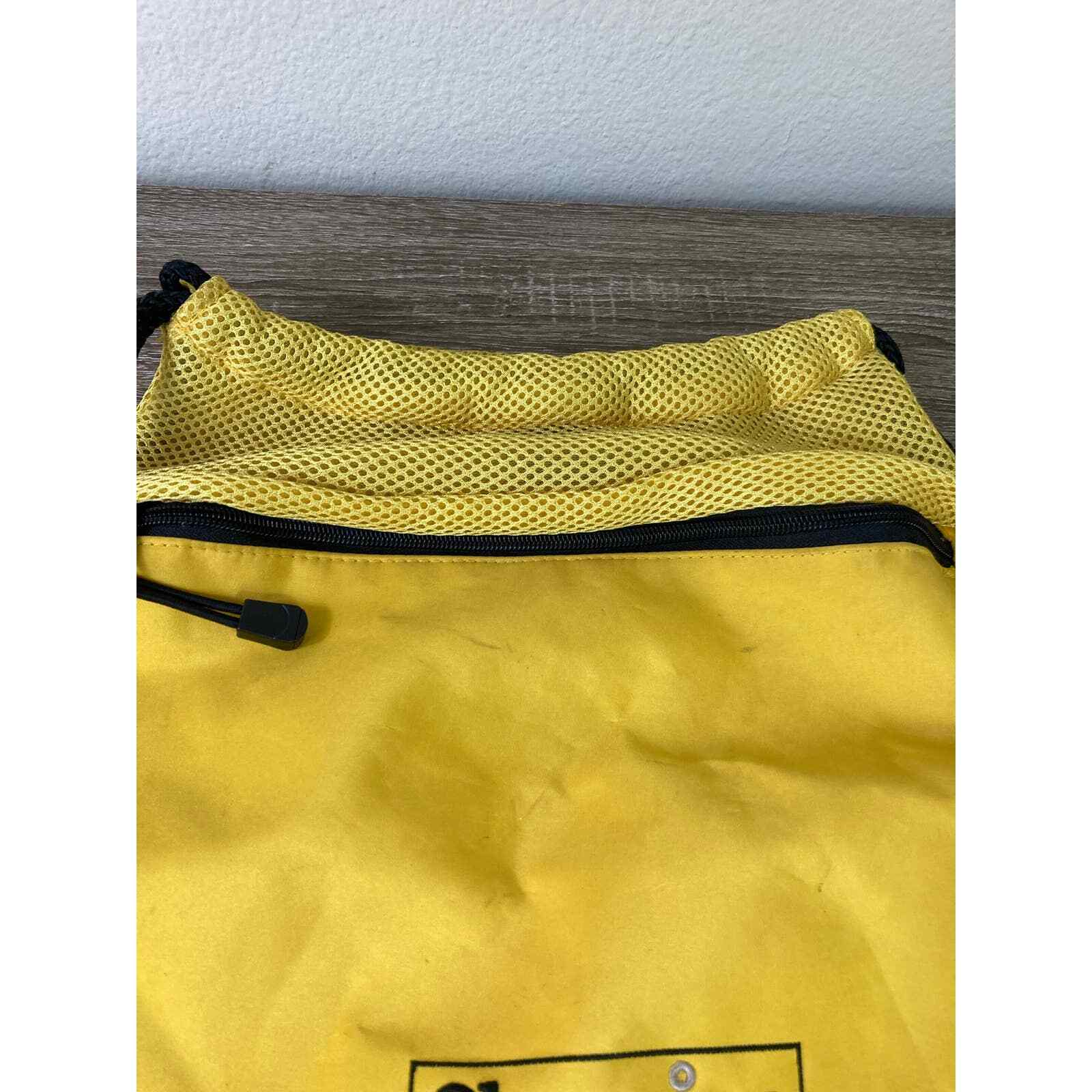 Vintage Cheerios Racing Drawstring Bag Richard Petty 43 NASCAR Promo Yellow - Thumbnail 7