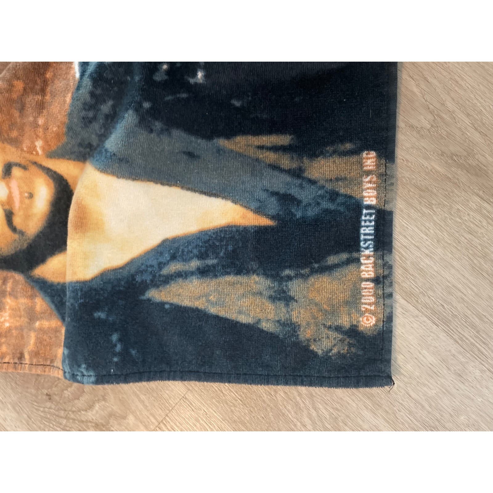 Backstreet Boys 2000 Towel BSB Black Blue Boy Band Y2K Beach Bath - Thumbnail 5