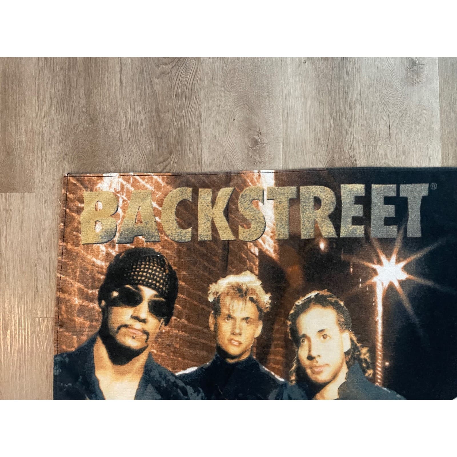 Backstreet Boys 2000 Towel BSB Black Blue Boy Band Y2K Beach Bath - Thumbnail 2