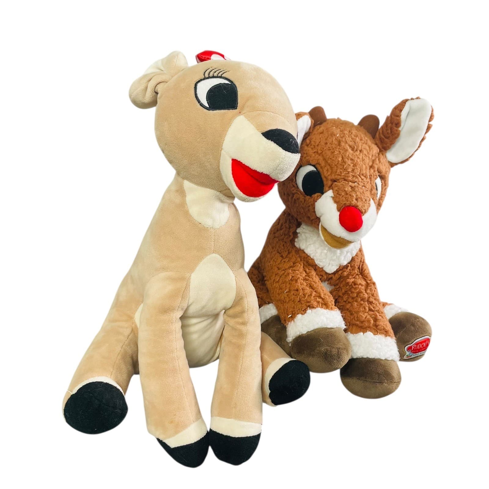 Rudolph Clarice Plush Lot Red Nosed Reindeer Christmas SeaWorld Busch Gardens - Thumbnail 6