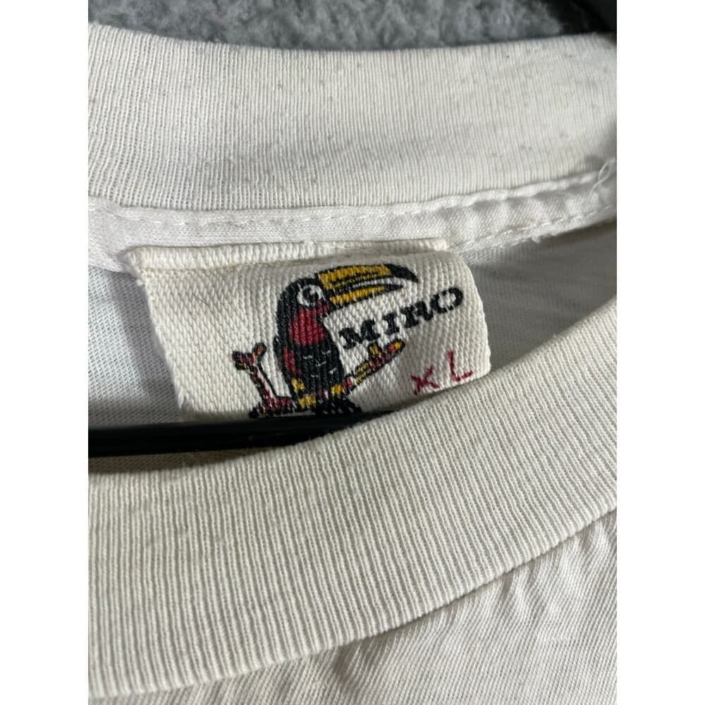 Vintage Cancun Mexico T Shirt Mens XL Sun Face Graphic Tee Miro Toucan 90s - Thumbnail 3