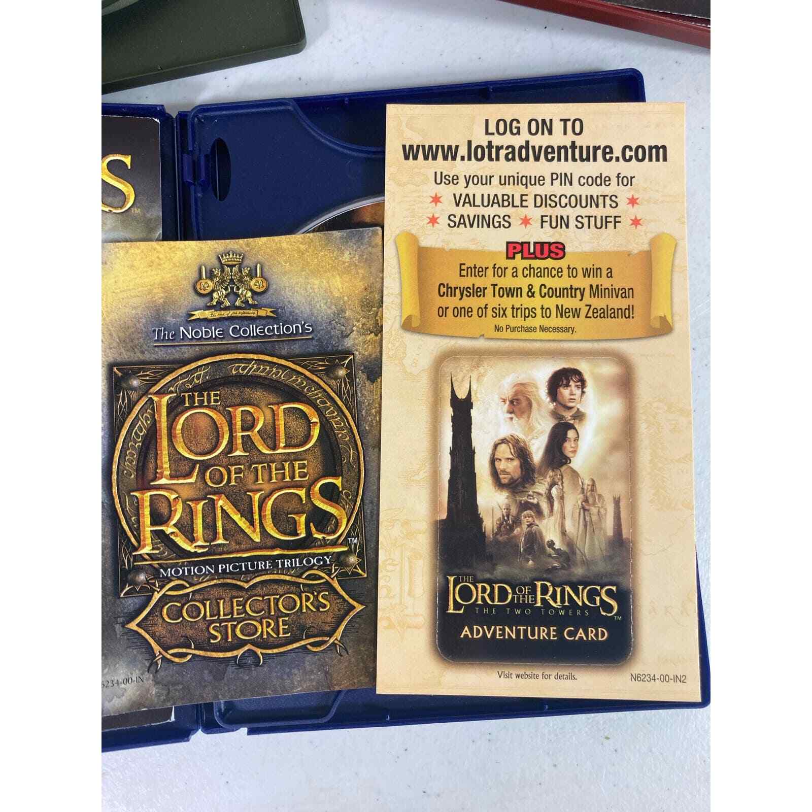 Lord of the Rings DVD Trilogy Lot Fellowship Two Towers Return King Movie Set - Thumbnail 11