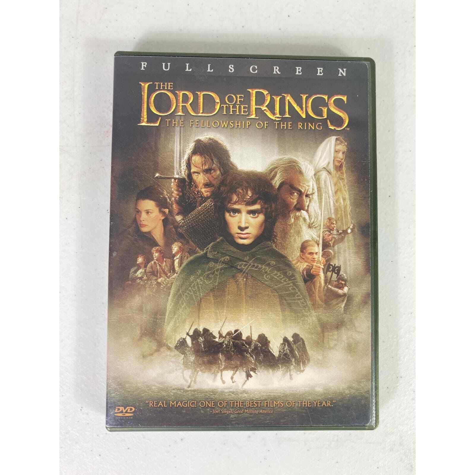 Lord of the Rings DVD Trilogy Lot Fellowship Two Towers Return King Movie Set - Thumbnail 3