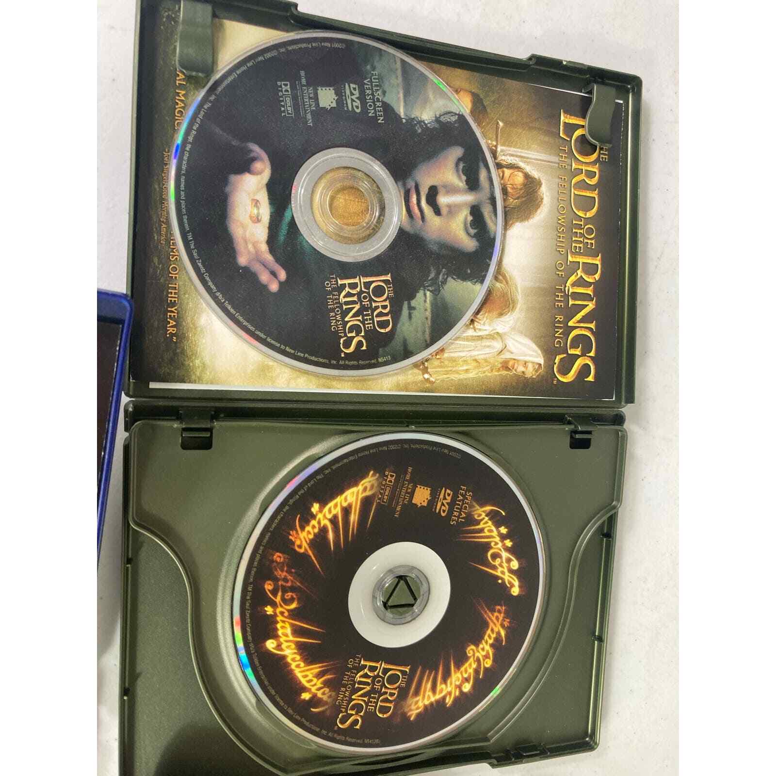 Lord of the Rings DVD Trilogy Lot Fellowship Two Towers Return King Movie Set - Thumbnail 8