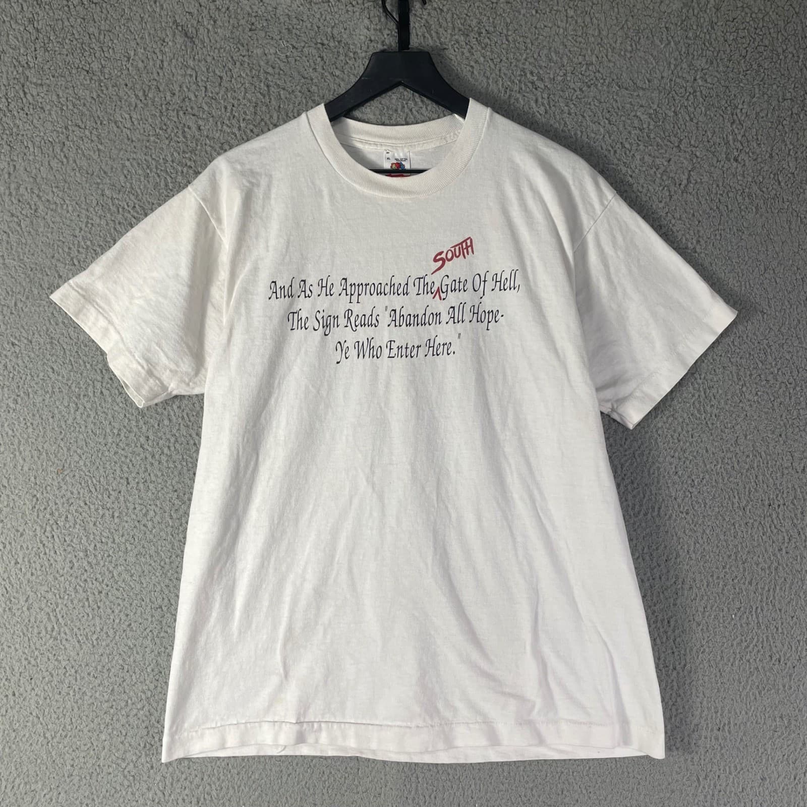 Vintage Florida Gators FSU Rivalry T Shirt XL 1990 91 South Gate Hell Tee - Thumbnail 2