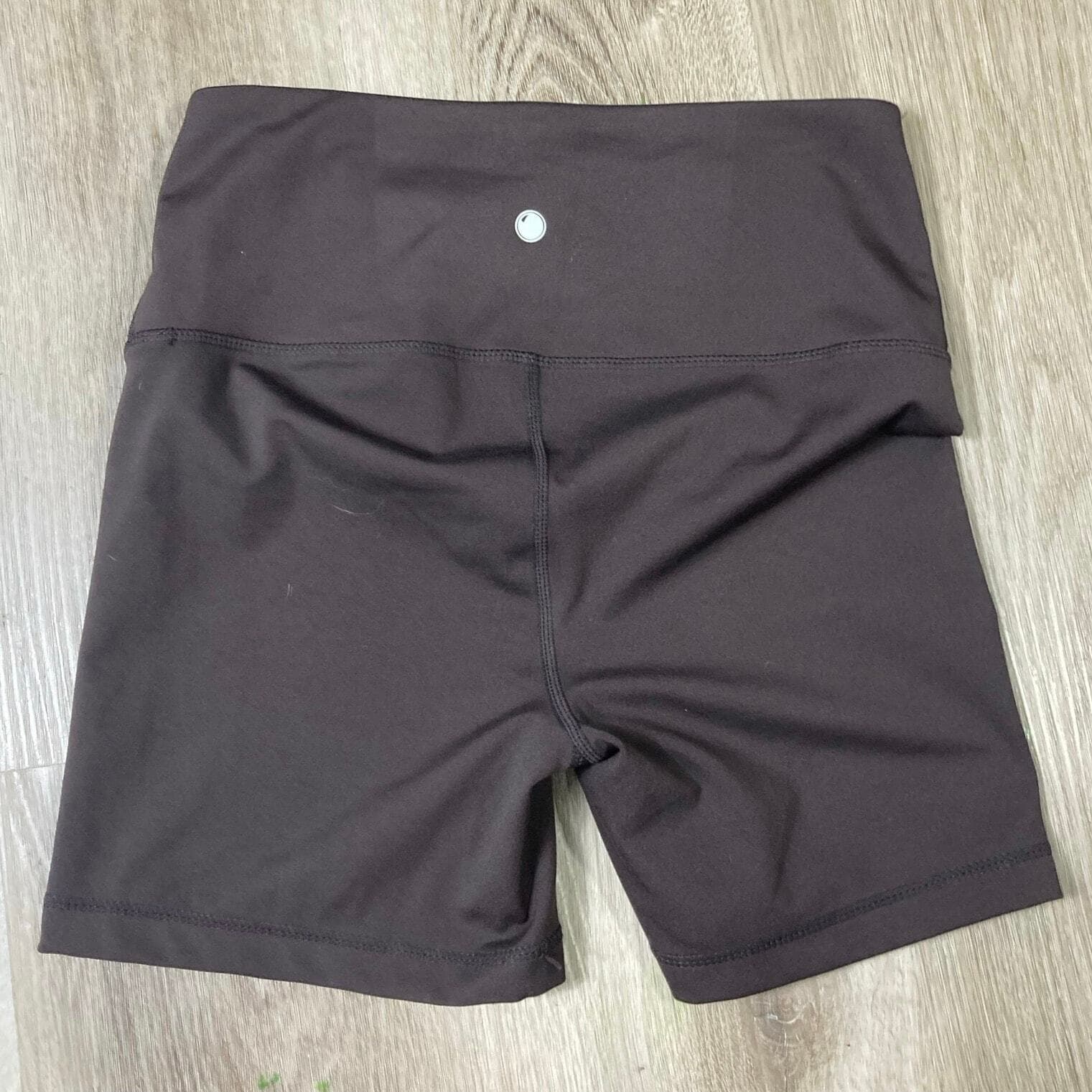 Womens Biker Shorts Size Small Black High Waist Activewear Workout Stretch - Thumbnail 3