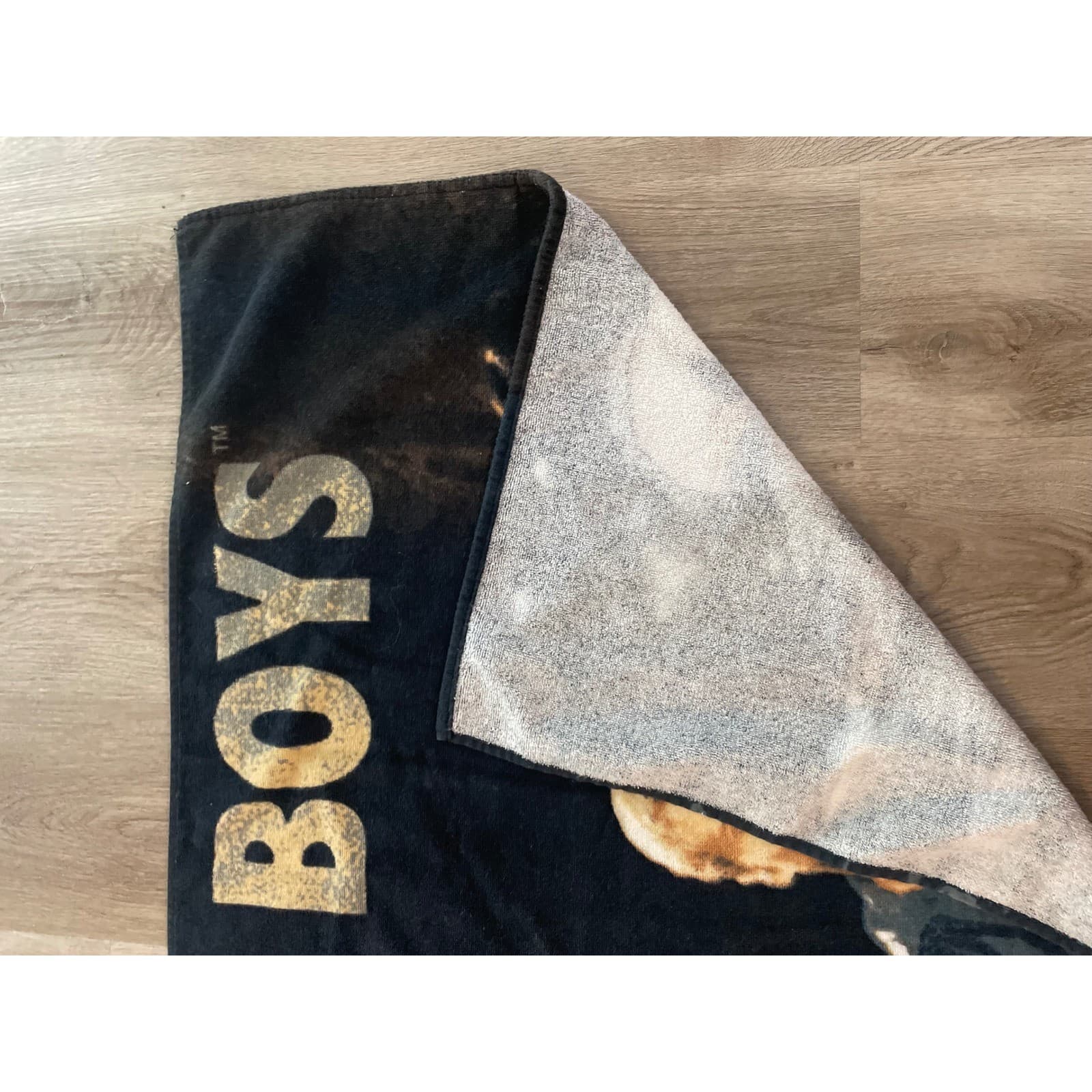 Backstreet Boys 2000 Towel BSB Black Blue Boy Band Y2K Beach Bath - Thumbnail 4