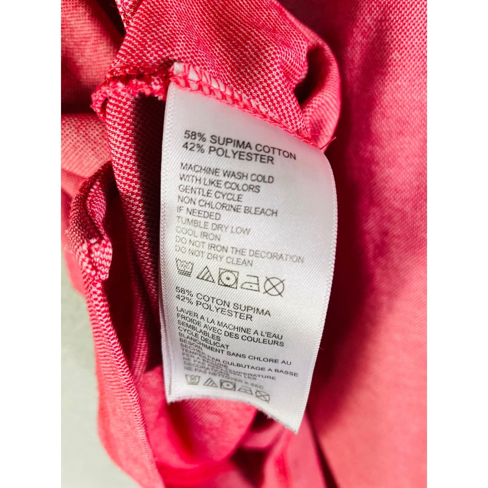 Tommy Bahama Polo Shirt Mens Large Pink Short Sleeve Golf Casual Marlin - Thumbnail 3