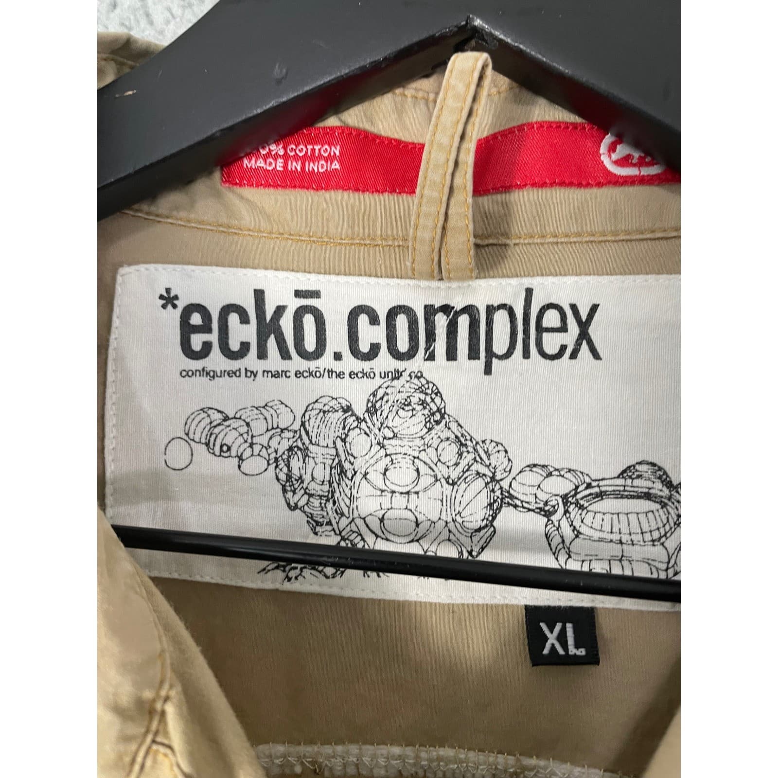 Vintage Ecko Unltd Shirt Mens XL Button Up Ecko Heads Patch Y2K Hip Hop - Thumbnail 2