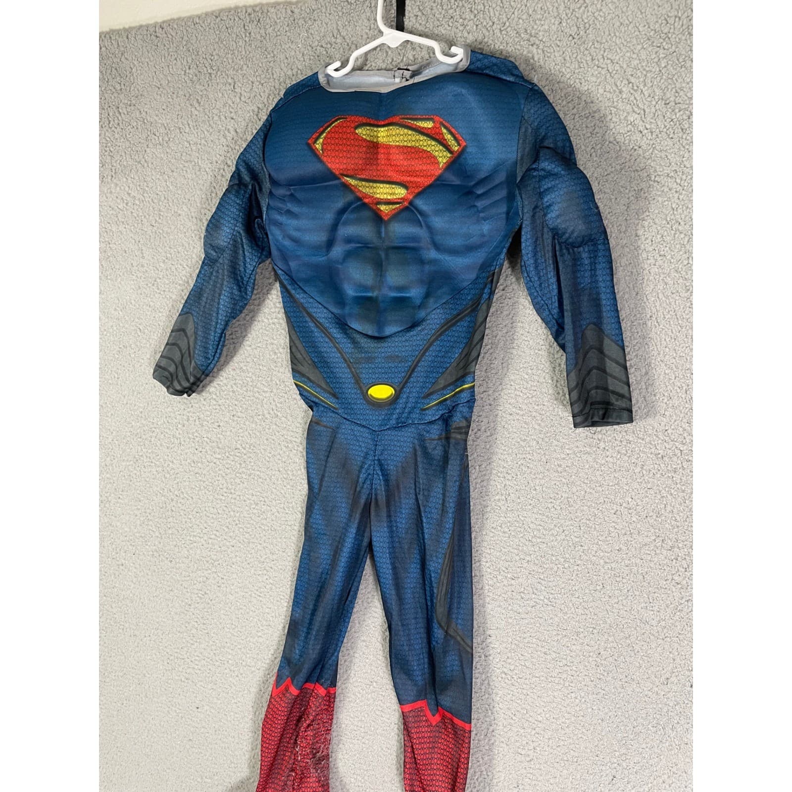 Superman Costume Kids Small Rubies Man of Steel Jumpsuit DC Comics Halloween - Thumbnail 4