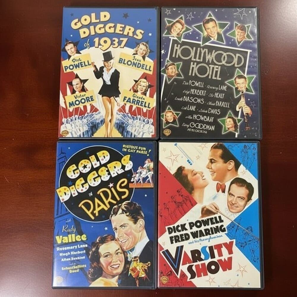 Busby Berkeley Collection Vol 2 DVD Gold Diggers 1937 Hollywood Hotel 4 Disc - Thumbnail 2