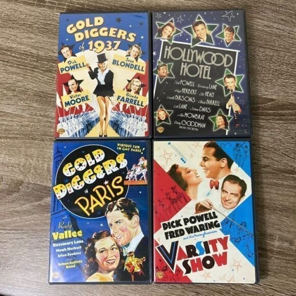 Busby Berkeley Collection Vol 2 DVD Gold Diggers 1937 Hollywood Hotel 4 Disc - Thumbnail 3