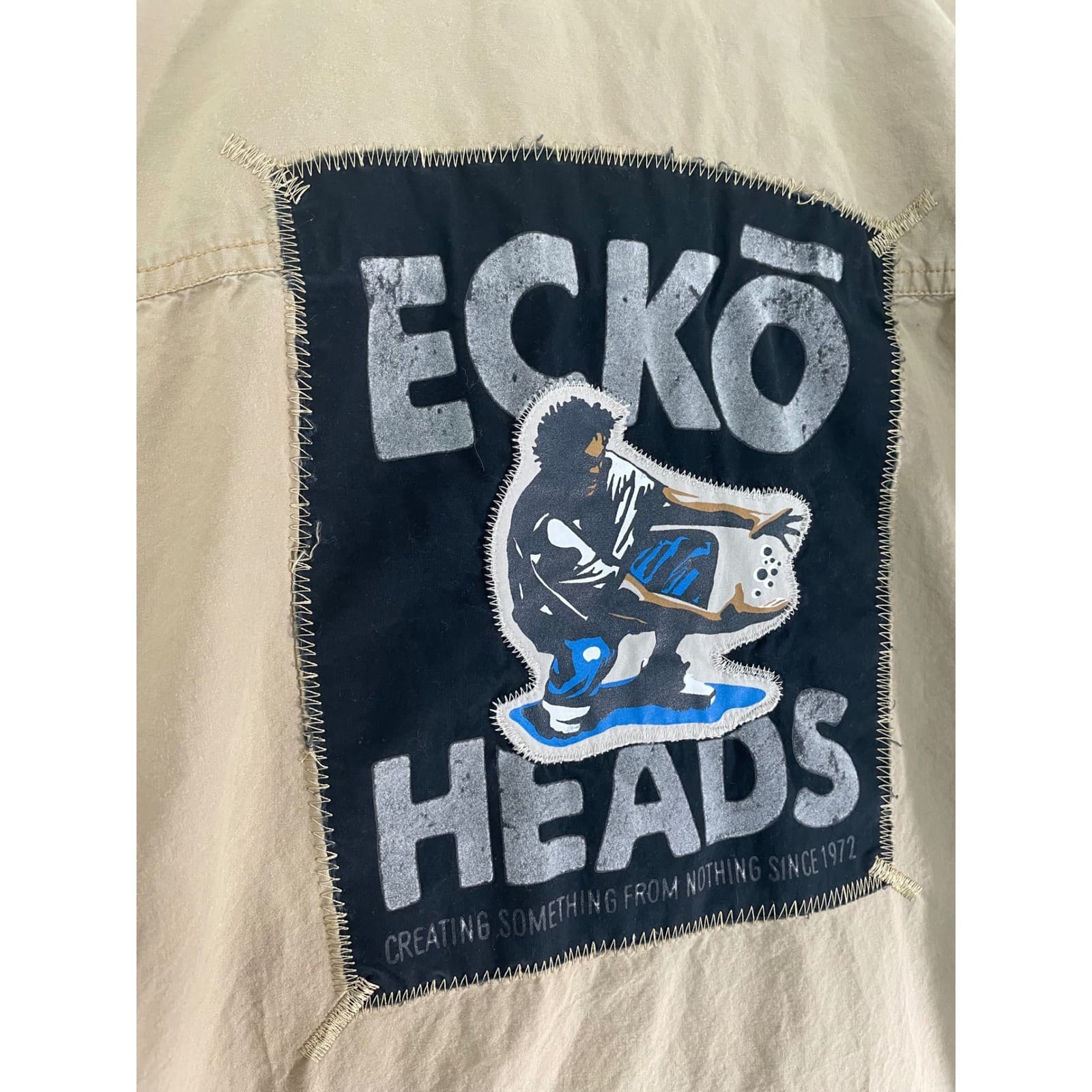 Vintage Ecko Unltd Shirt Mens XL Button Up Ecko Heads Patch Y2K Hip Hop - Thumbnail 4