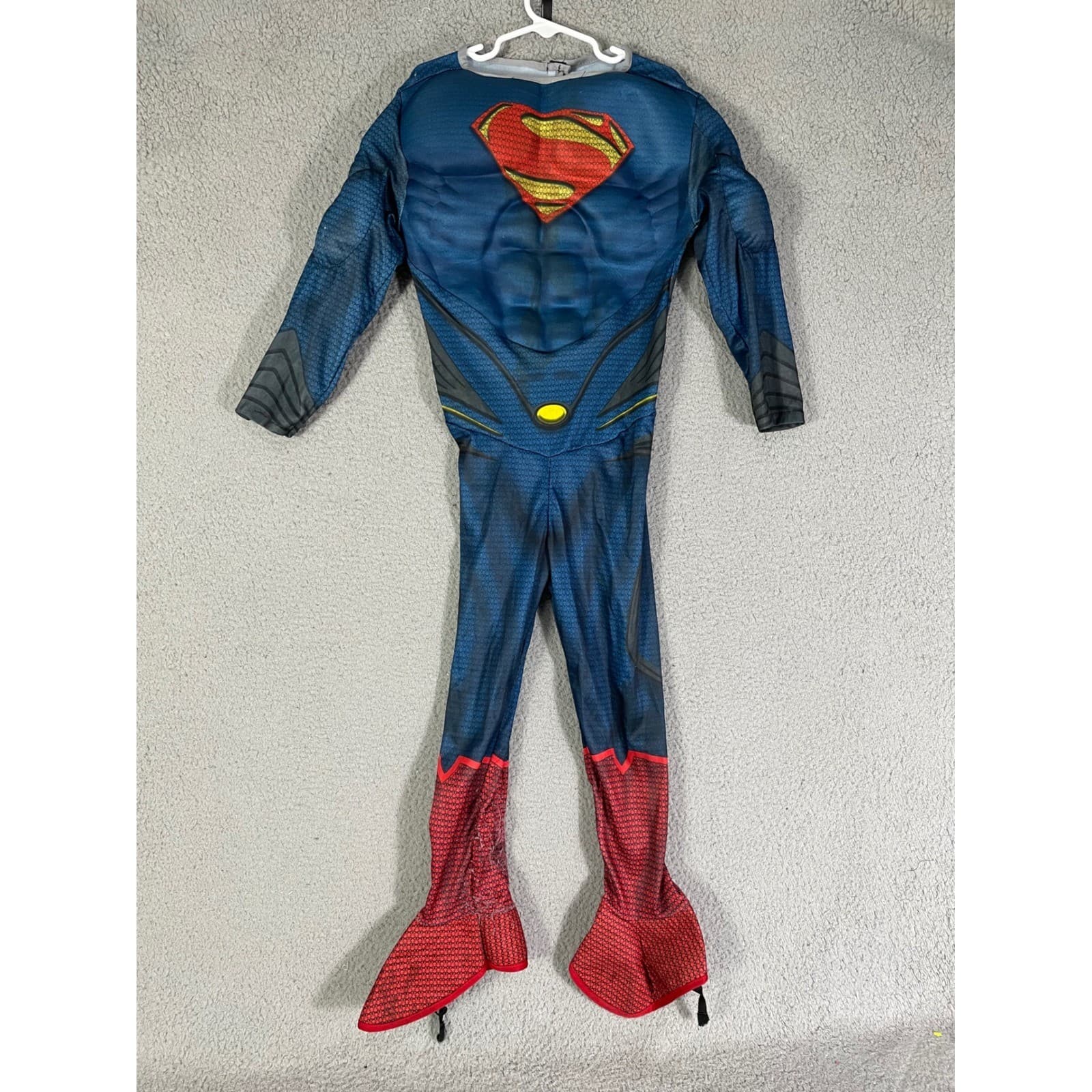 Superman Costume Kids Small Rubies Man of Steel Jumpsuit DC Comics Halloween - Thumbnail 2