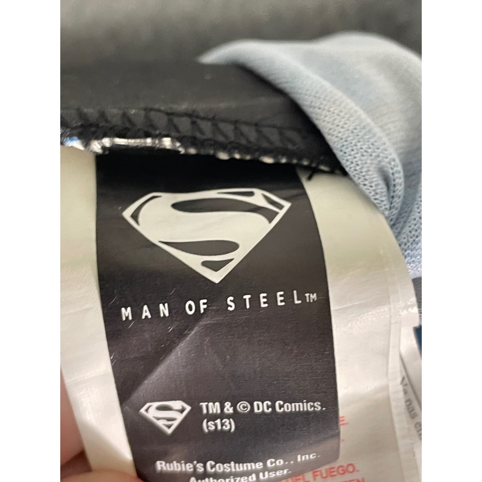 Superman Costume Kids Small Rubies Man of Steel Jumpsuit DC Comics Halloween - Thumbnail 10
