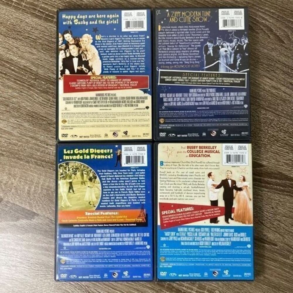 Busby Berkeley Collection Vol 2 DVD Gold Diggers 1937 Hollywood Hotel 4 Disc - Thumbnail 8