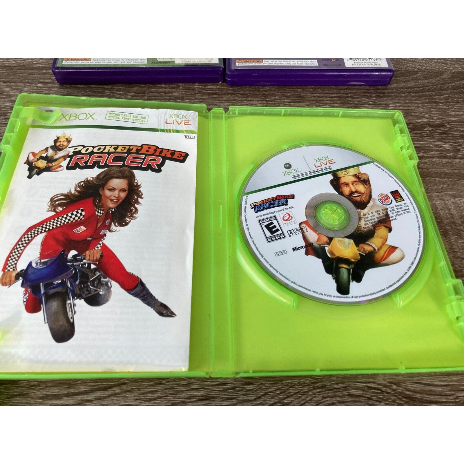 Xbox 360 Game Lot Kinect Sports Kinectimals Shrek PocketBike Racer 4 Games - Thumbnail 6