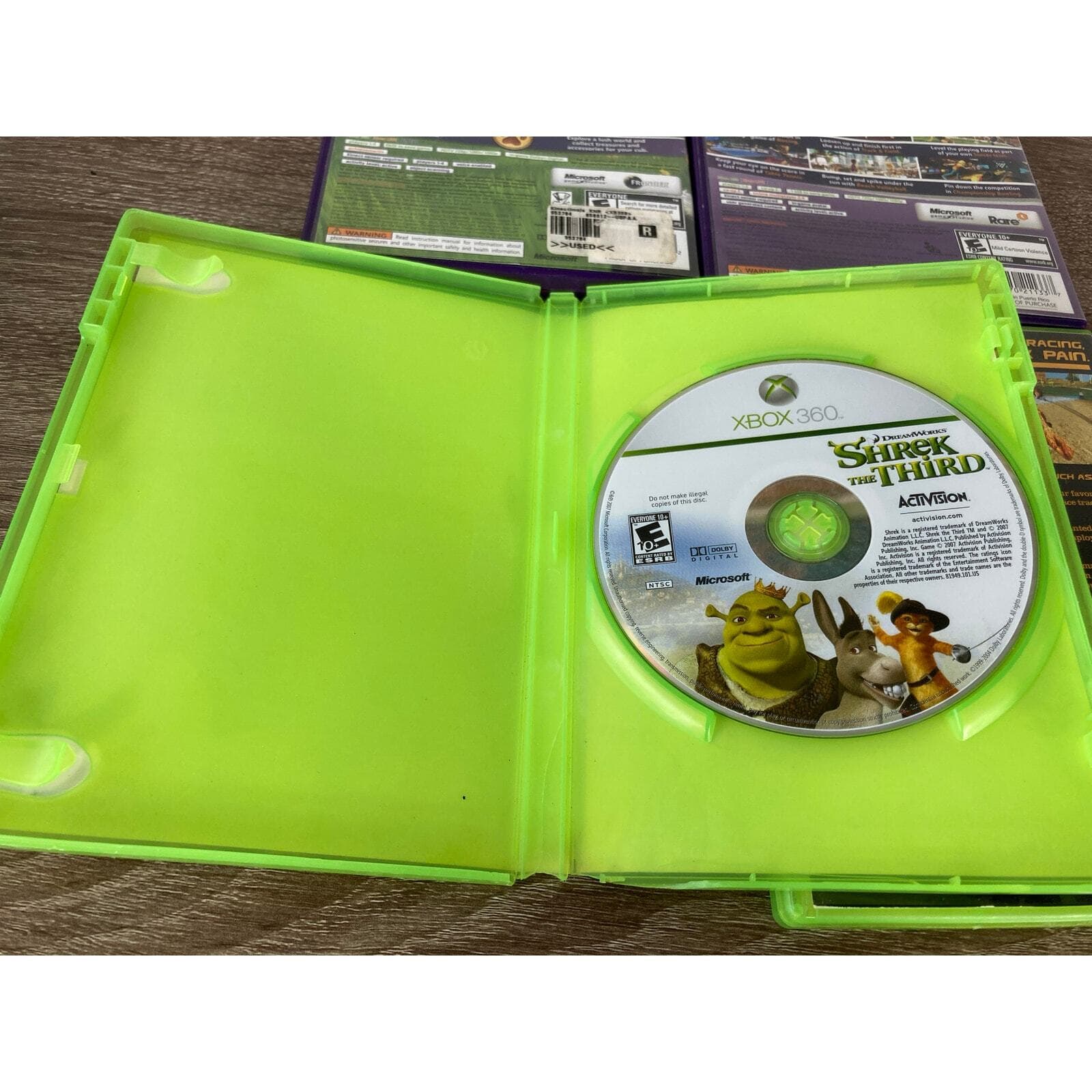 Xbox 360 Game Lot Kinect Sports Kinectimals Shrek PocketBike Racer 4 Games - Thumbnail 5