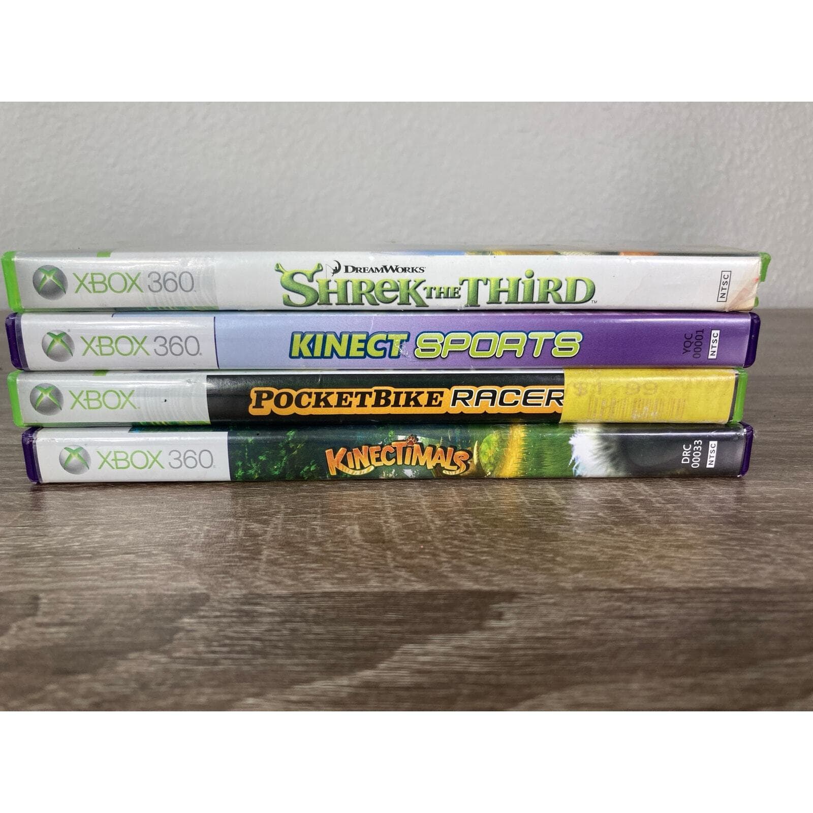 Xbox 360 Game Lot Kinect Sports Kinectimals Shrek PocketBike Racer 4 Games - Thumbnail 10