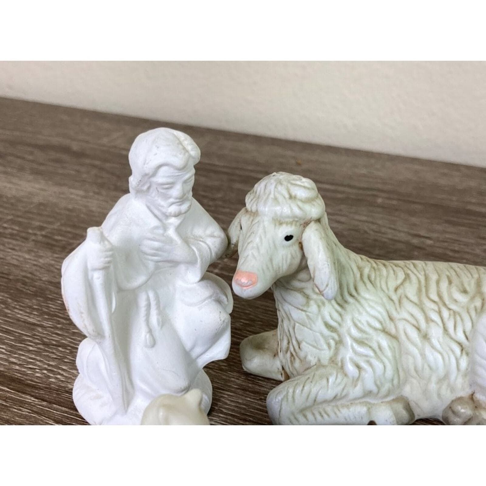 Vintage Christmas Nativity Set Ceramic Figurines Jesus Manger Scene Assorted - Thumbnail 6