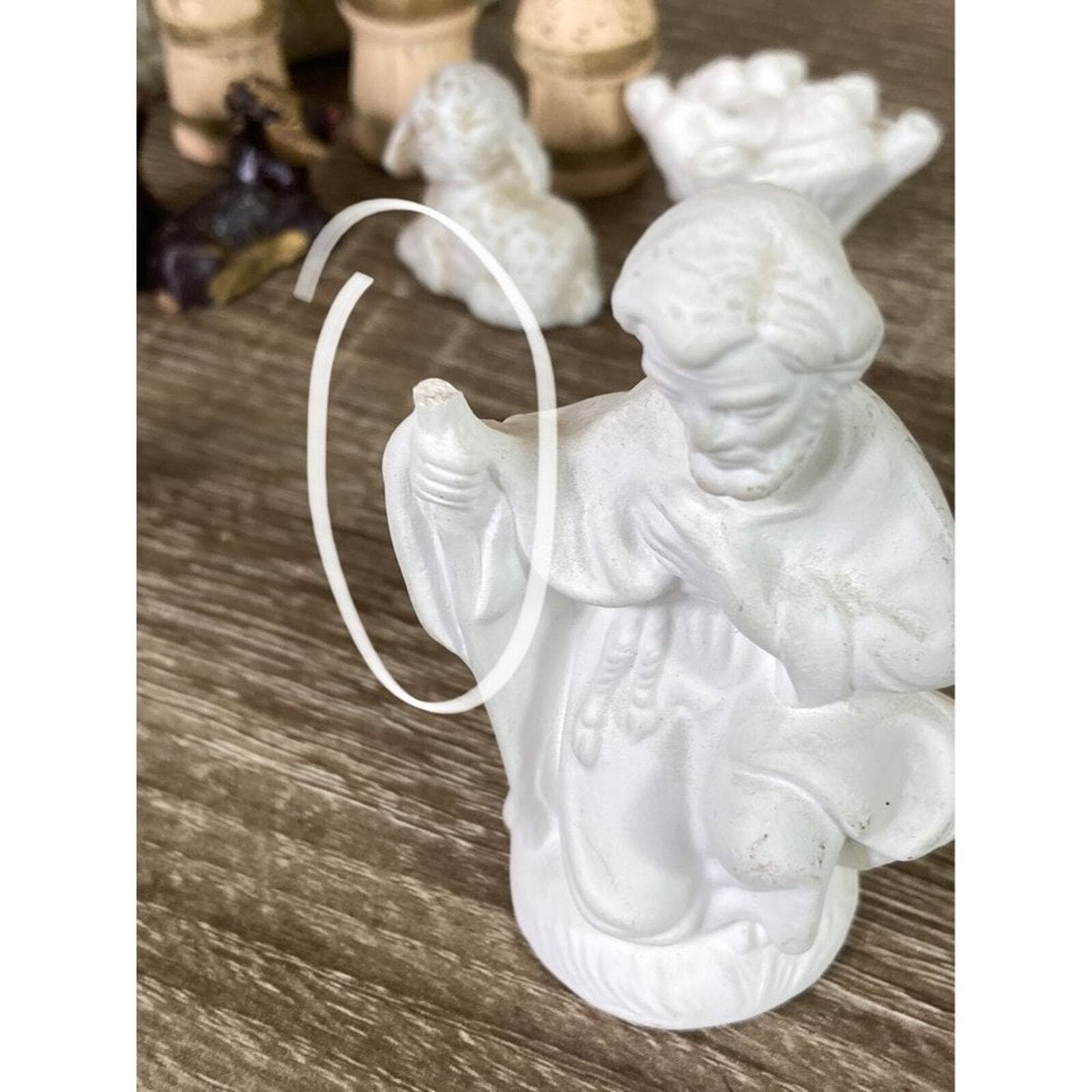 Vintage Christmas Nativity Set Ceramic Figurines Jesus Manger Scene Assorted - Thumbnail 8