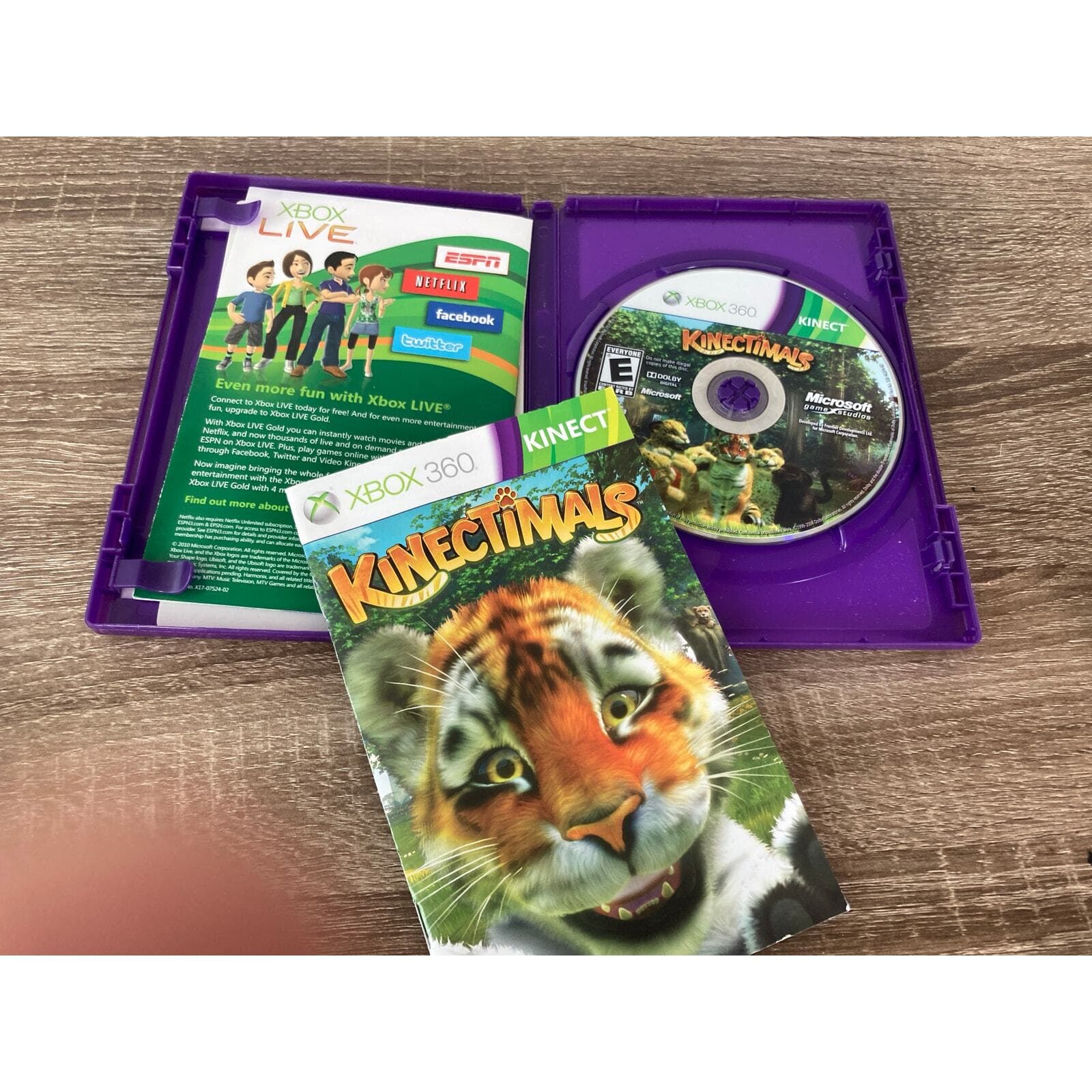 Xbox 360 Game Lot Kinect Sports Kinectimals Shrek PocketBike Racer 4 Games - Thumbnail 8