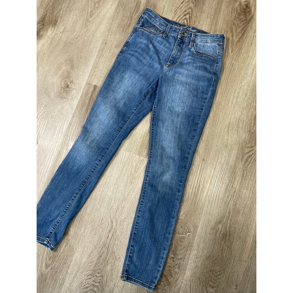Universal Thread High Rise Skinny Jeans Womens Size 2 Blue Stretch Denim - Thumbnail 2