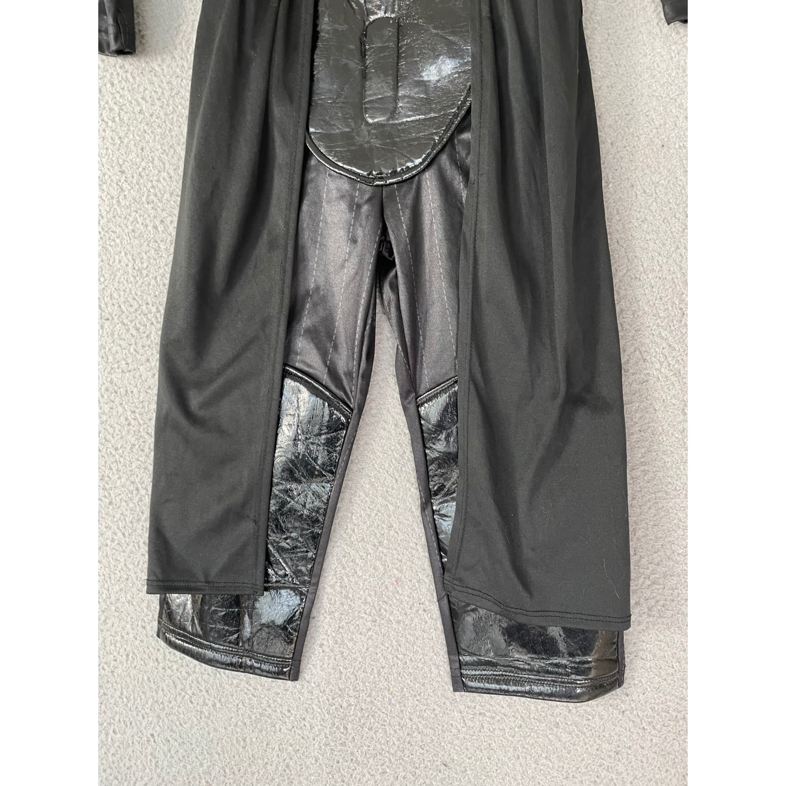 Star Wars Darth Vader Costume Kids Size 4 Disney Parks Jumpsuit Black Silver - Thumbnail 8
