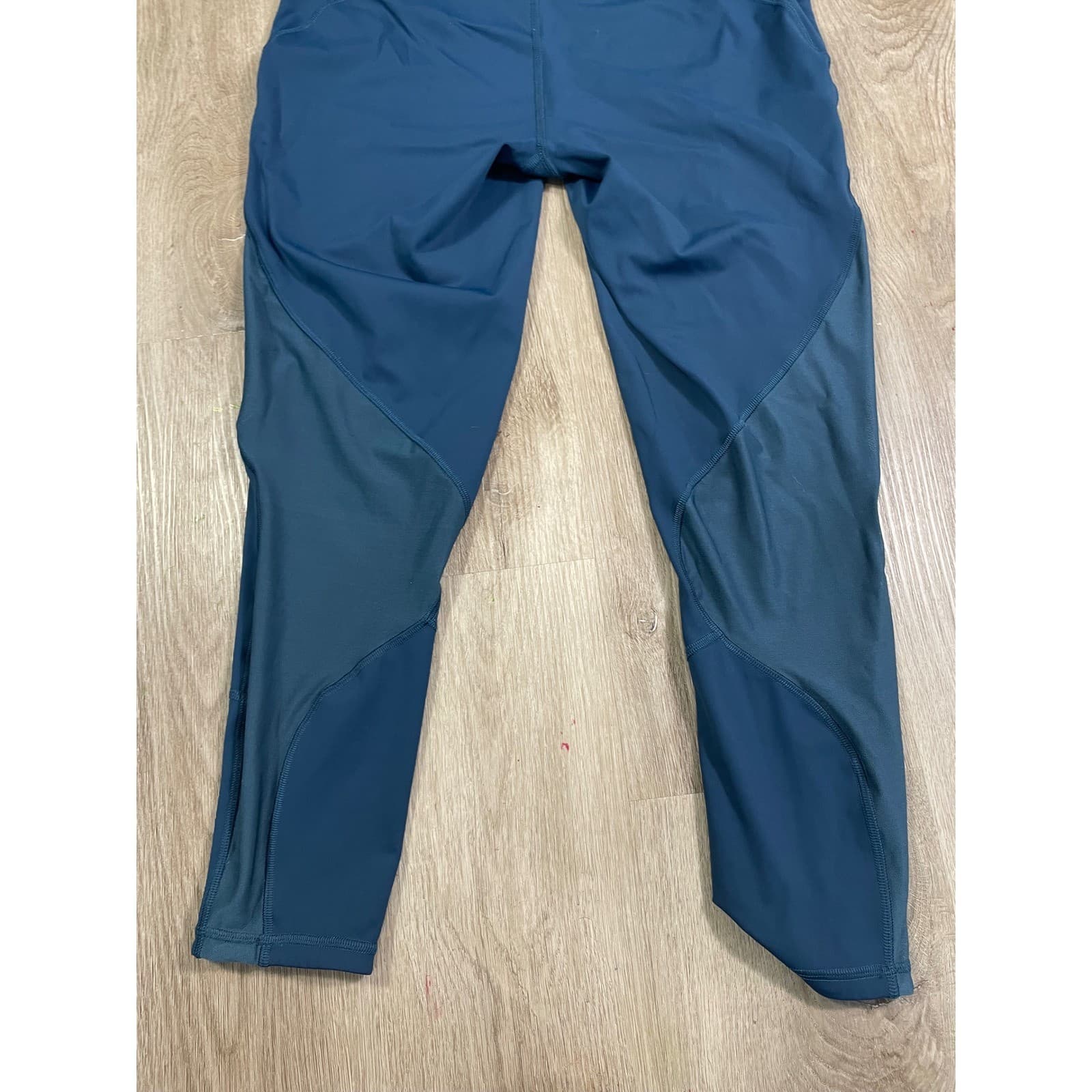 Lululemon Align Crop Leggings Womens 12 Blue High Rise Yoga Pants Pockets - Thumbnail 7