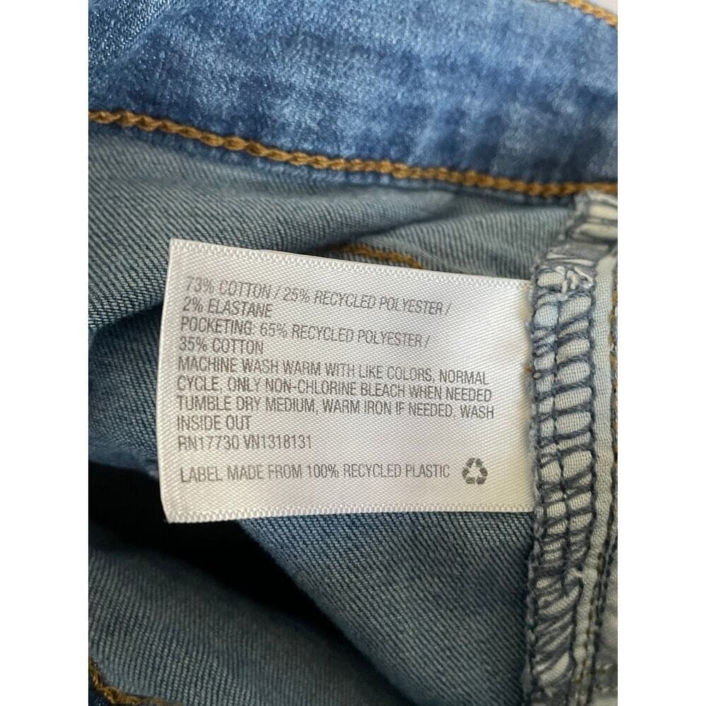 Universal Thread High Rise Skinny Jeans Womens Size 2 Blue Stretch Denim - Thumbnail 9
