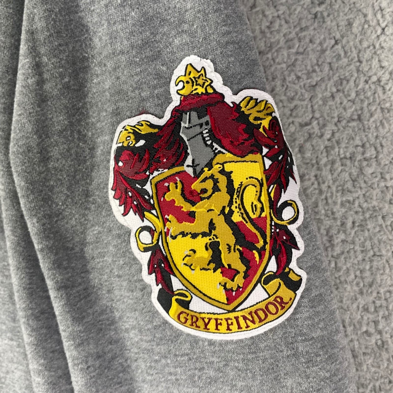 Harry Potter Gryffindor Sweatshirt Mens XL Gray Universal Studios Crewneck - Thumbnail 6