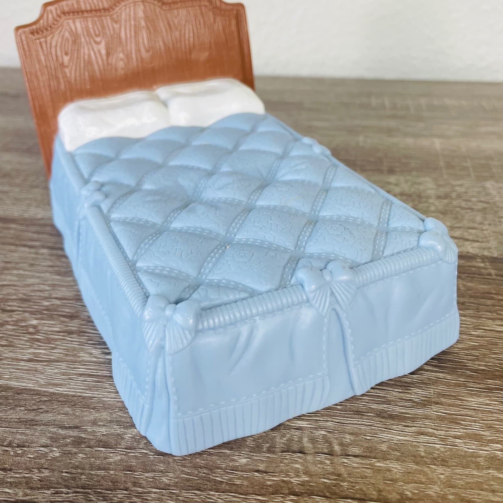 Fisher Price Loving Family Grand Manor Parents Bed T4692 Dollhouse Furniture - Thumbnail 9