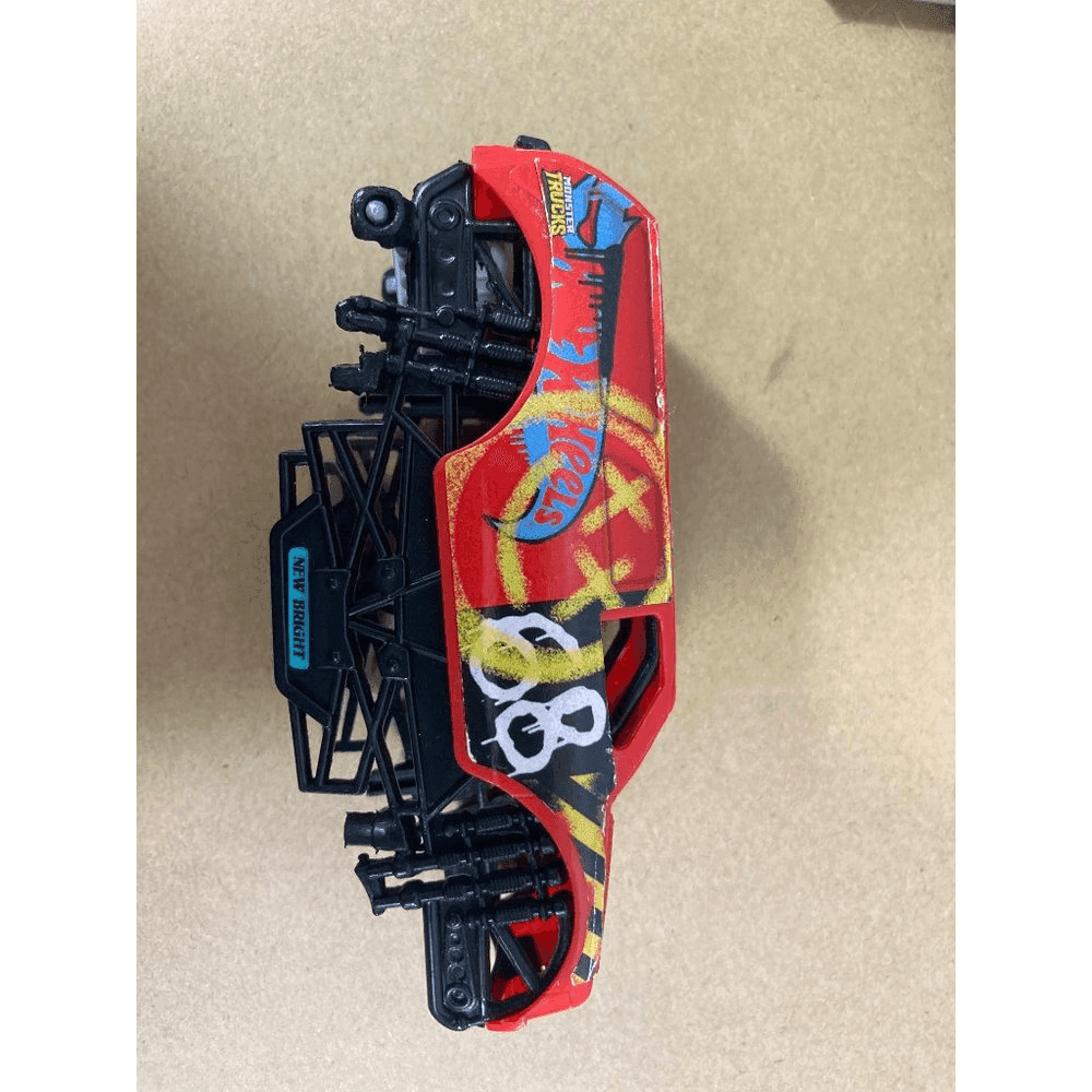 Hot Wheels Monster Truck RC Body Covers New Bright Ramp Toy Lot Blue Red - Thumbnail 3
