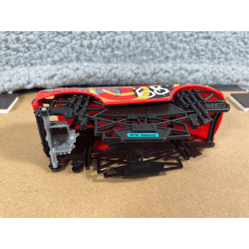 Hot Wheels Monster Truck RC Body Covers New Bright Ramp Toy Lot Blue Red - Thumbnail 4
