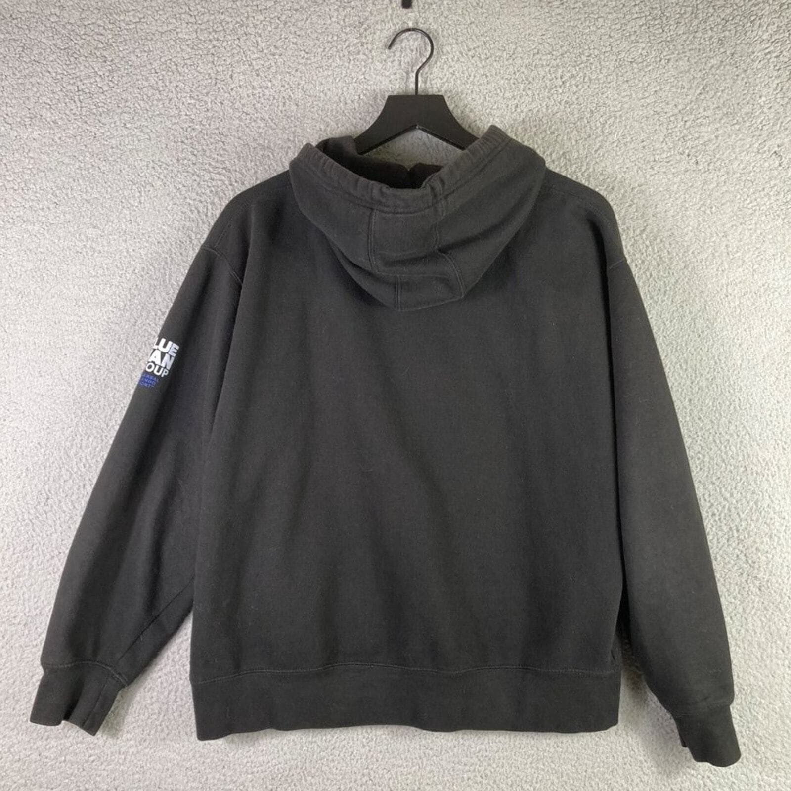 Blue Man Group Hoodie Sweatshirt Universal Orlando Mens Size Large Adult Black - Thumbnail 4
