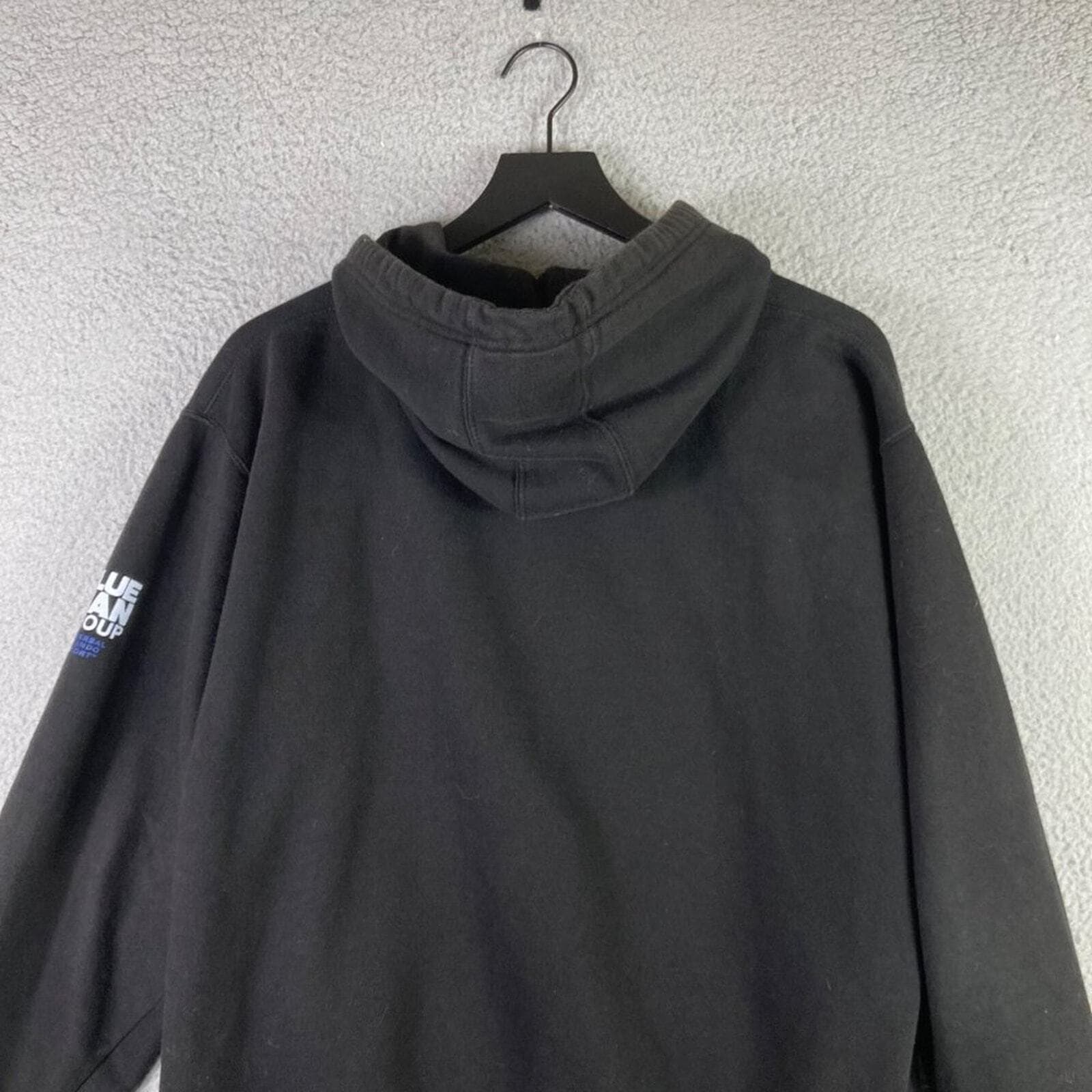 Blue Man Group Hoodie Sweatshirt Universal Orlando Mens Size Large Adult Black - Thumbnail 9