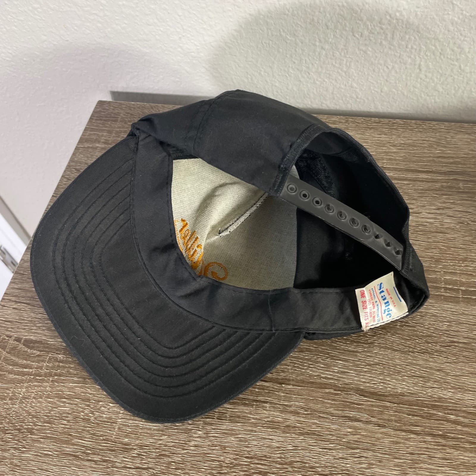 Vintage Miller Genuine Draft Hat Snapback Black Beer Logo Cap USA 90s - Thumbnail 5
