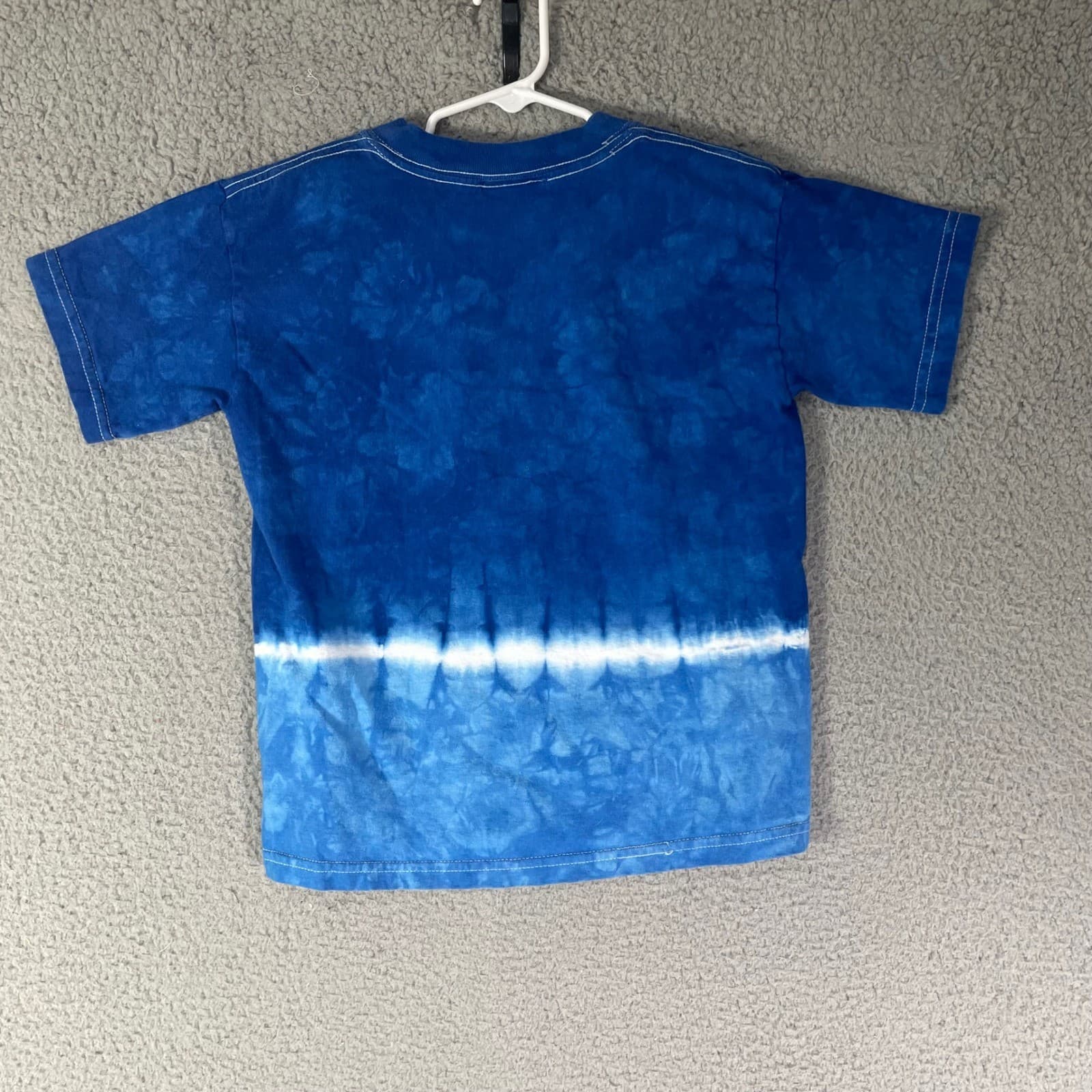 Disney Sorcerer Mickey T Shirt Kids XS Blue Fantasia Castle Graphic Tee - Thumbnail 9