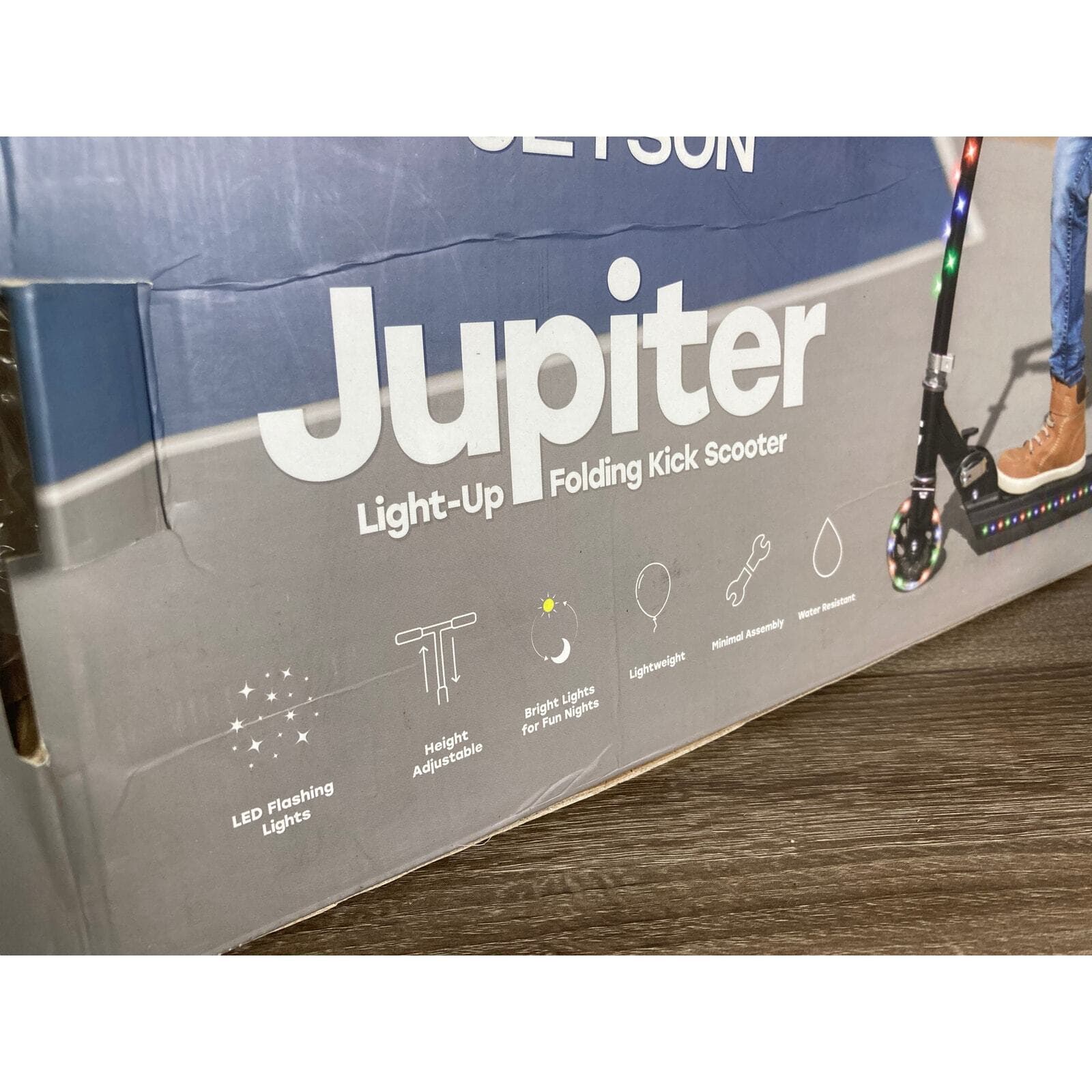 Jetson Jupiter Light-Up Folding Kick Scooter Multi-Color Off Road - Thumbnail 10