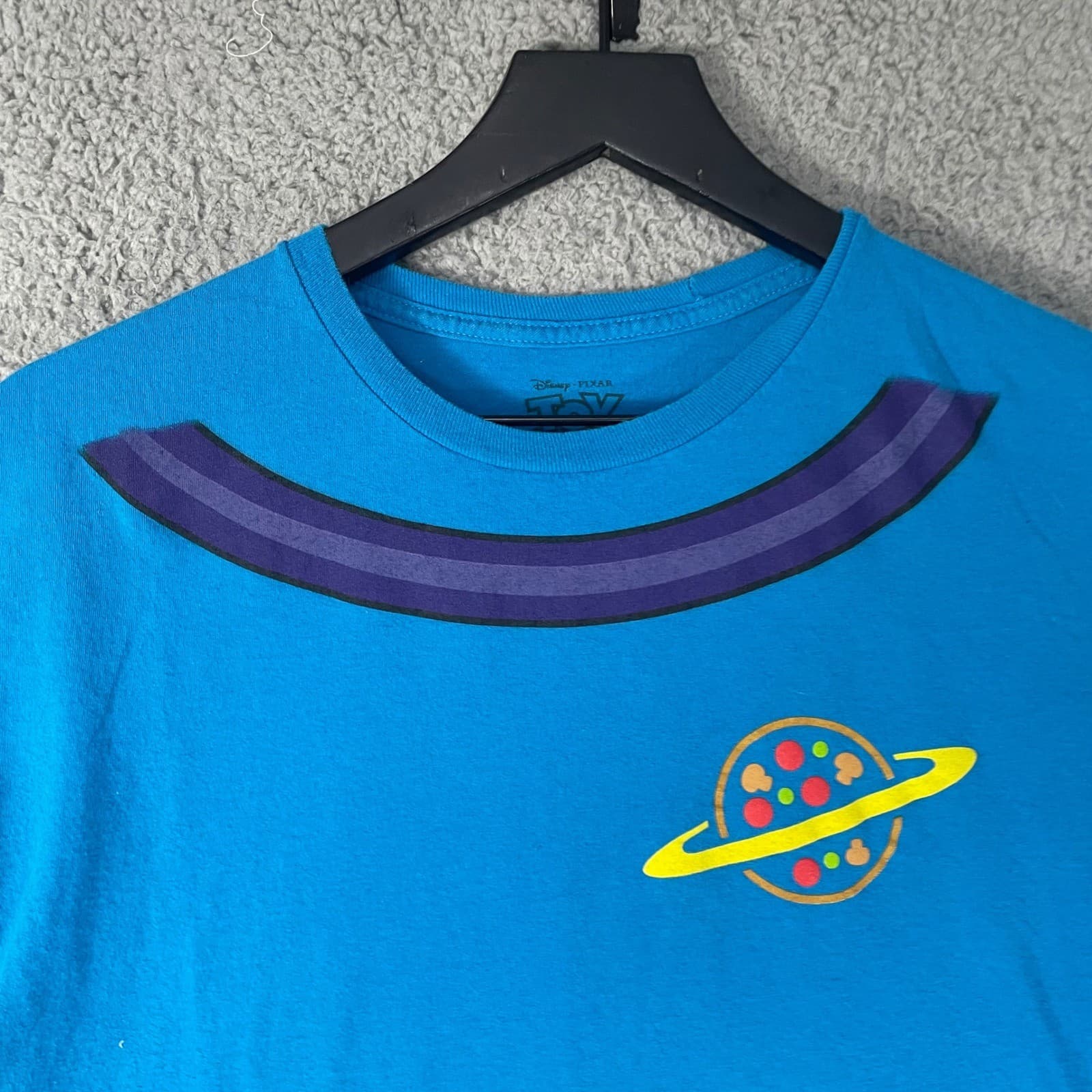 Toy Toy Story Pizza Planet Shirt Mens XL Blue Disney Pixar Costume Graphic Tee - Thumbnail 6