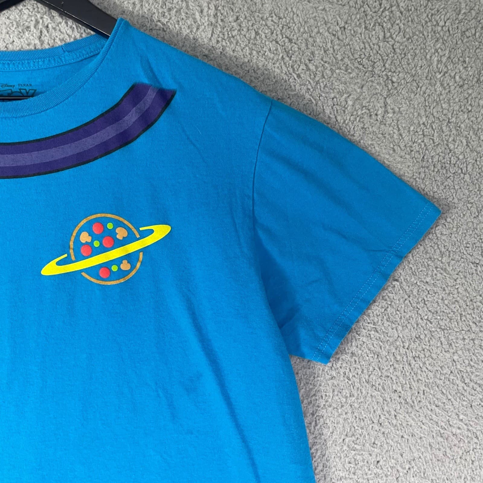 Toy Toy Story Pizza Planet Shirt Mens XL Blue Disney Pixar Costume Graphic Tee - Thumbnail 5