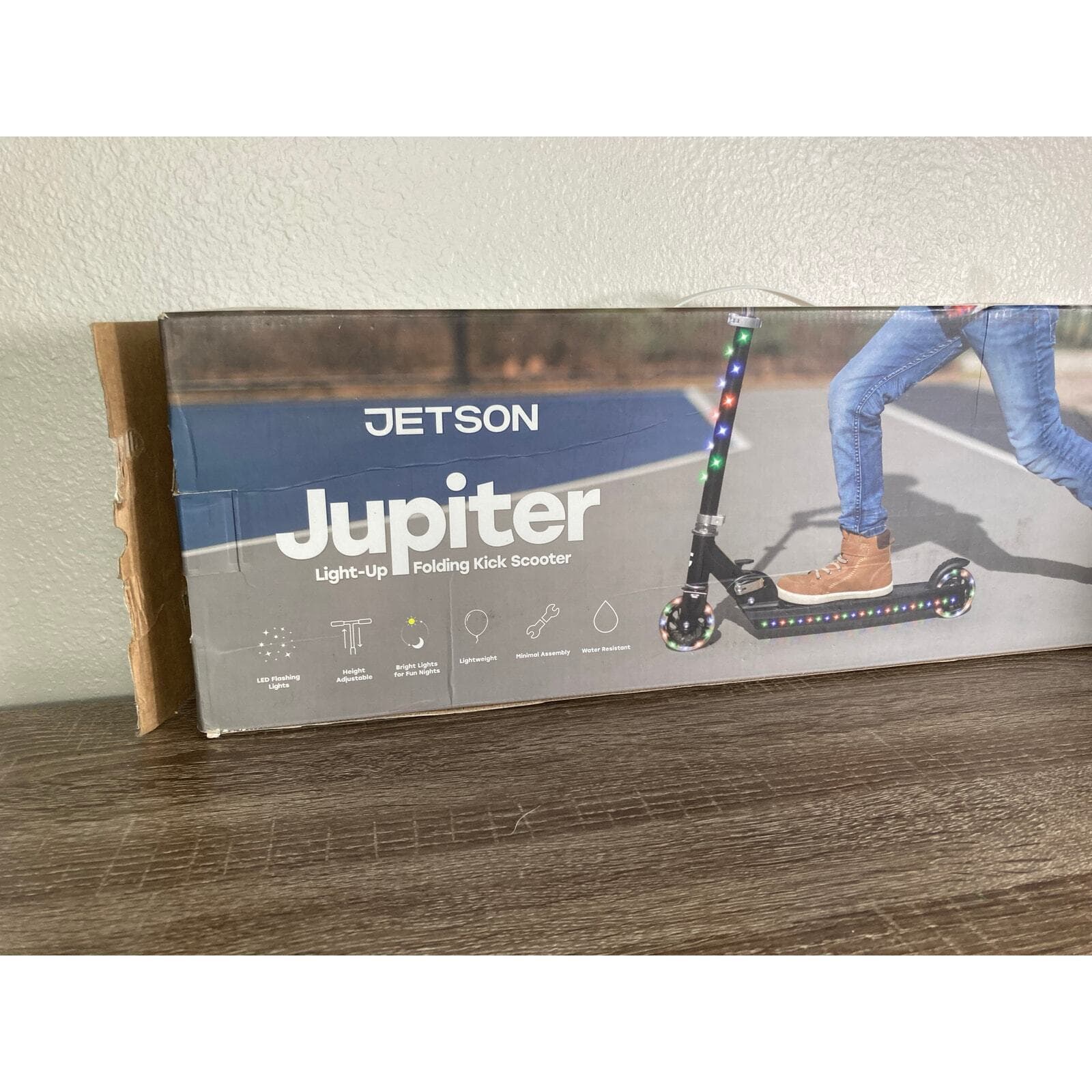 Jetson Jupiter Light-Up Folding Kick Scooter Multi-Color Off Road - Thumbnail 5