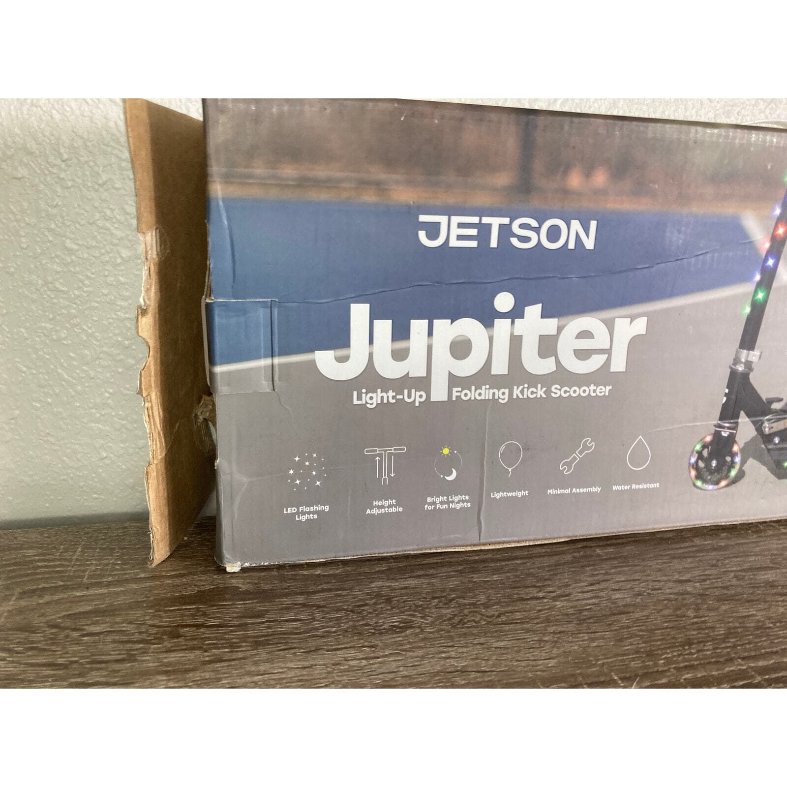 Jetson Jupiter Light-Up Folding Kick Scooter Multi-Color Off Road - Thumbnail 8