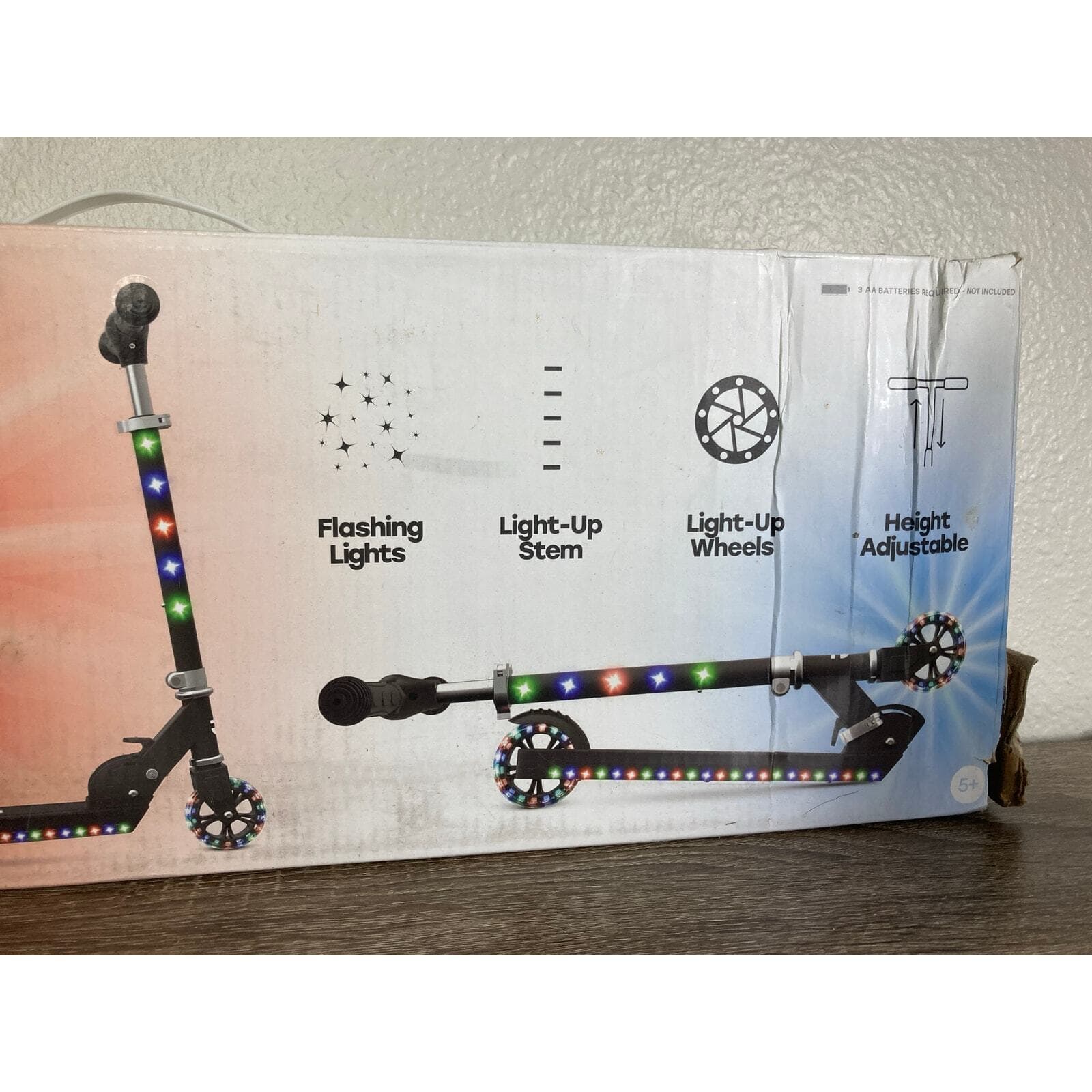 Jetson Jupiter Light-Up Folding Kick Scooter Multi-Color Off Road - Thumbnail 3