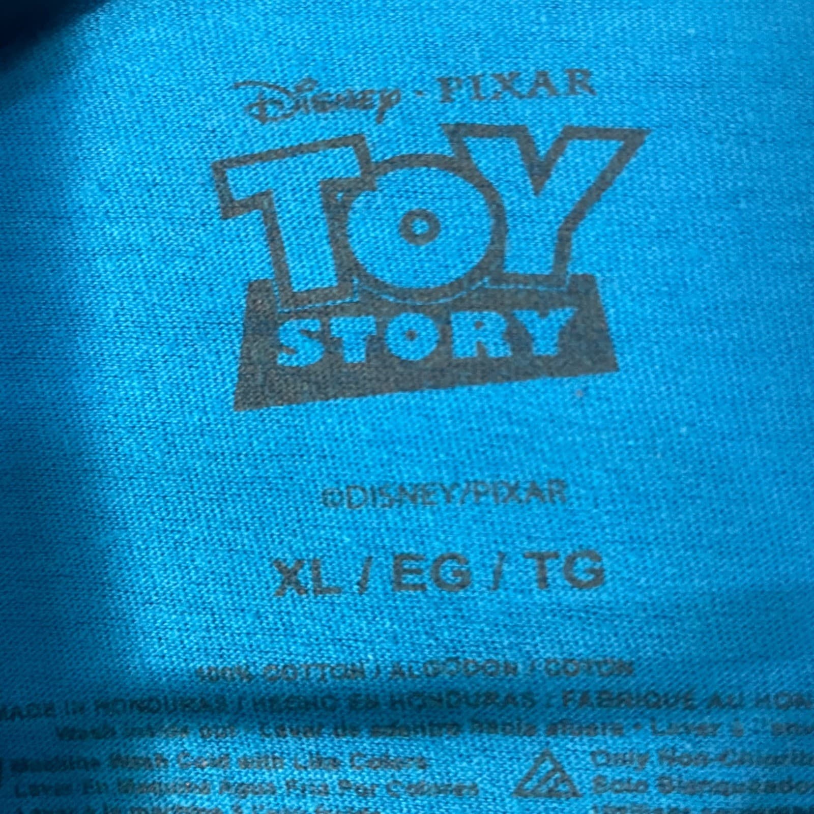 Toy Toy Story Pizza Planet Shirt Mens XL Blue Disney Pixar Costume Graphic Tee - Thumbnail 3